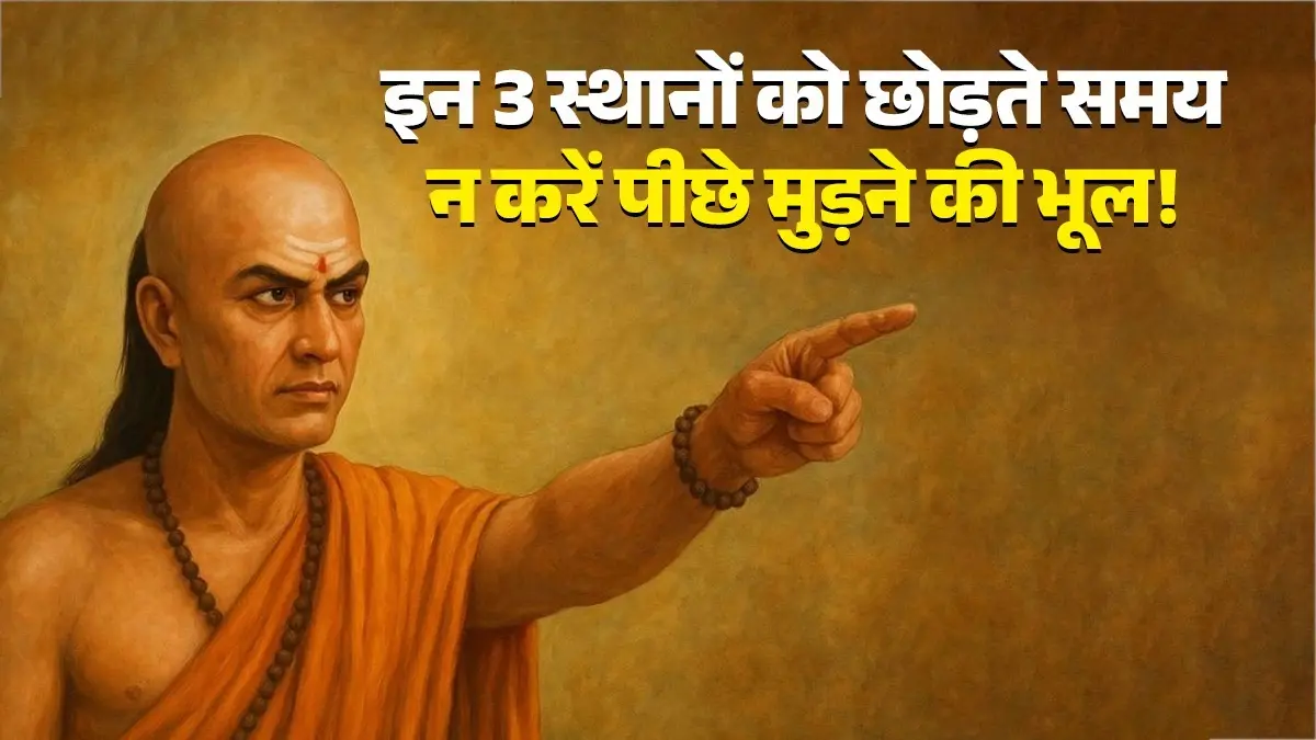 Chanakya Niti: सफलता और धन चाहिए तो इन 3 स्थानों को छोड़ते समय न करें पीछे मुड़ने की भूल; वरना दुर्भाग्य आपका पीछा नहीं छोड़ेगा! chanakya-niti-places-where-you-should-never-look-back-kin-jagaho-per-peeche-mudhke-na-dekhein
