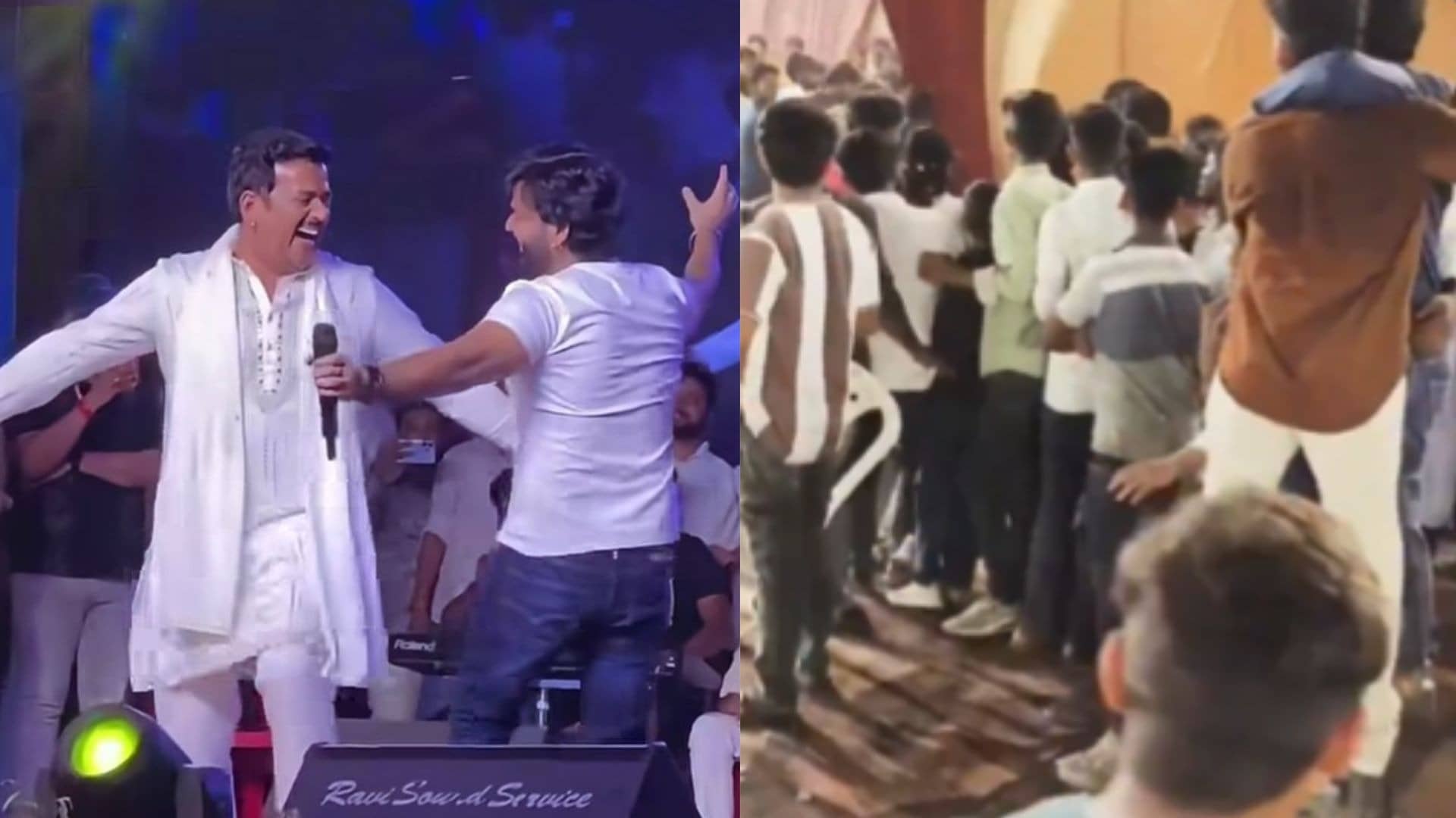 Chaos at Pawan Singh Event