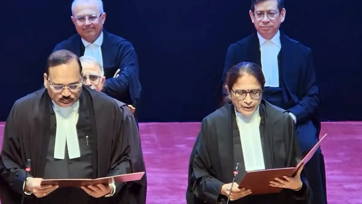 Supreme Court Strength Reaches 37 as CJI Surya Kant Administers Oath to 5 New Judges CJI Surya Kant Oaths 5 New Supreme Court Judges; Strength Reaches 37