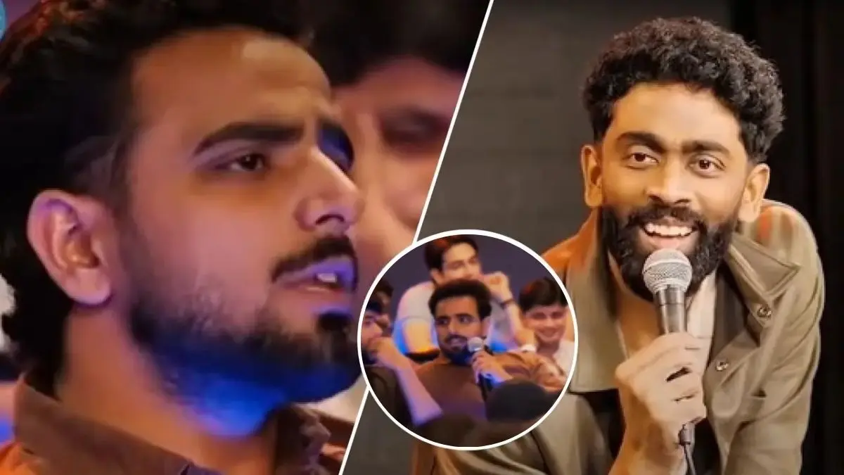 'गर्लफ्रेंड को 370 की बिरयानी खिलाई अब वसूलने के लिए फिजिकल रिलेशन तो...', भरे मंच इस अश्लील जोक पर ठहाके लगा हंसे प्रणित मोरे, मांगी माफी Comedian Pranit More faced backlash for his latest stand up clip