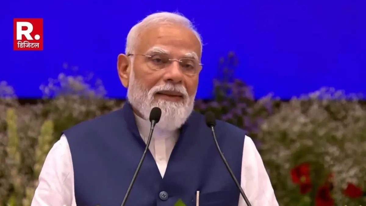 12 साल की यात्रा से देश कांग्रेस के कुचक्र से बाहर निकला, उसने हजारों करोड़ रुपये के घोटाले किए- PM मोदी country has emerged from the Congress web of machinations after a 12-year journey, PM Modi said in NDA meeting