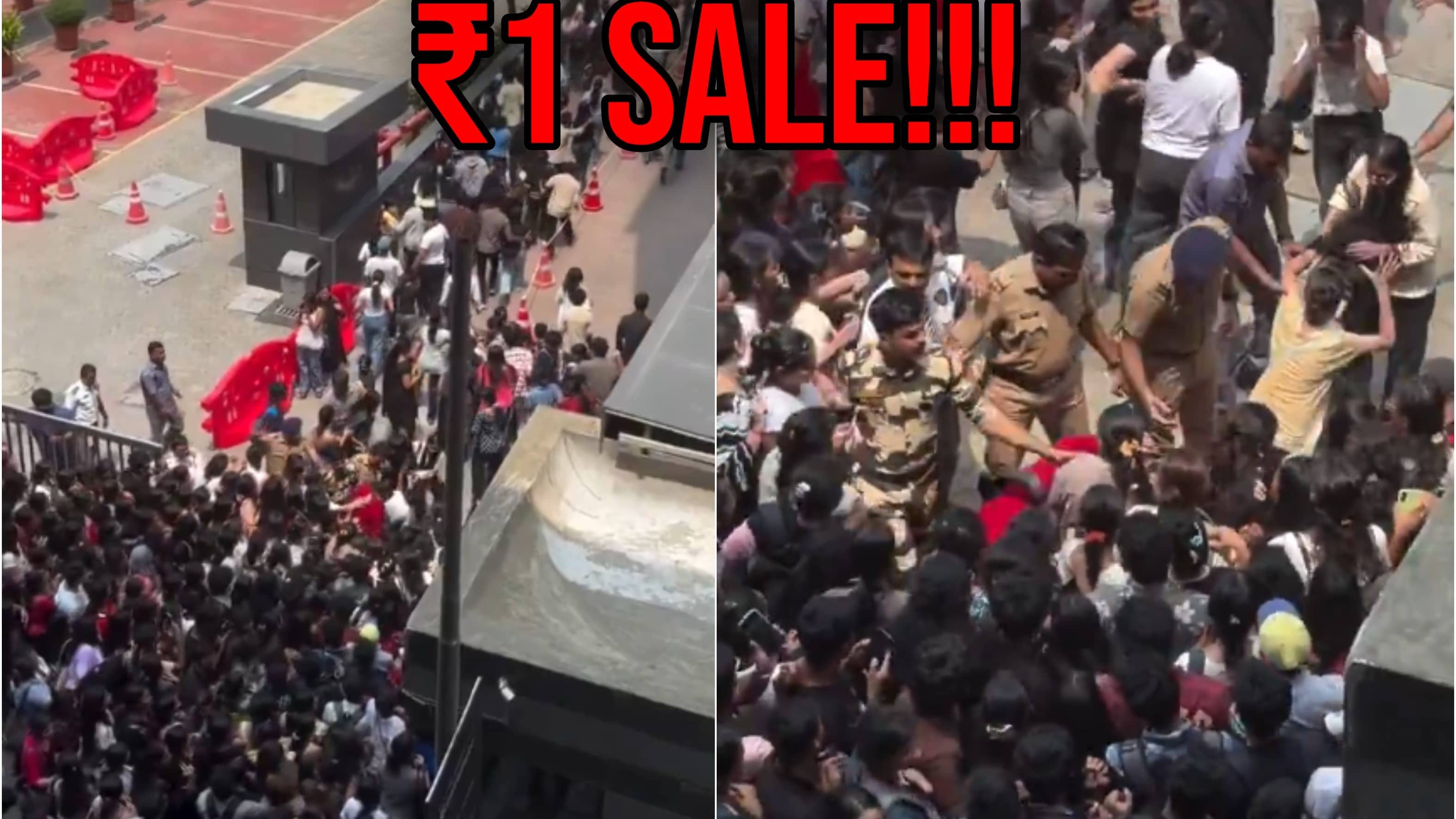 Craziest '₹1 Sale' Triggers Stampede At Mumbai's Infinity Mall | WATCH