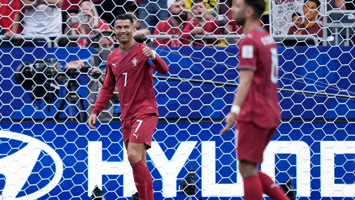 'Far From Over': Cristiano Ronaldo Vows To Return Strongly After Portugal's 1-1 Draw With DR Congo In FIFA World Cup 2026 Cristiano Ronaldo in action for Portugal