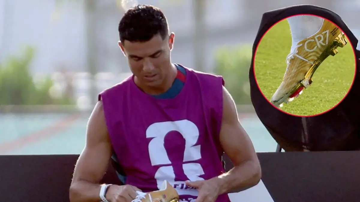 FIFA World Cup 2026: Cristiano Ronaldo Trains In Special Golden Boots Ahead Of Colombia Clash Cristiano Ronaldo trains in special golden boots