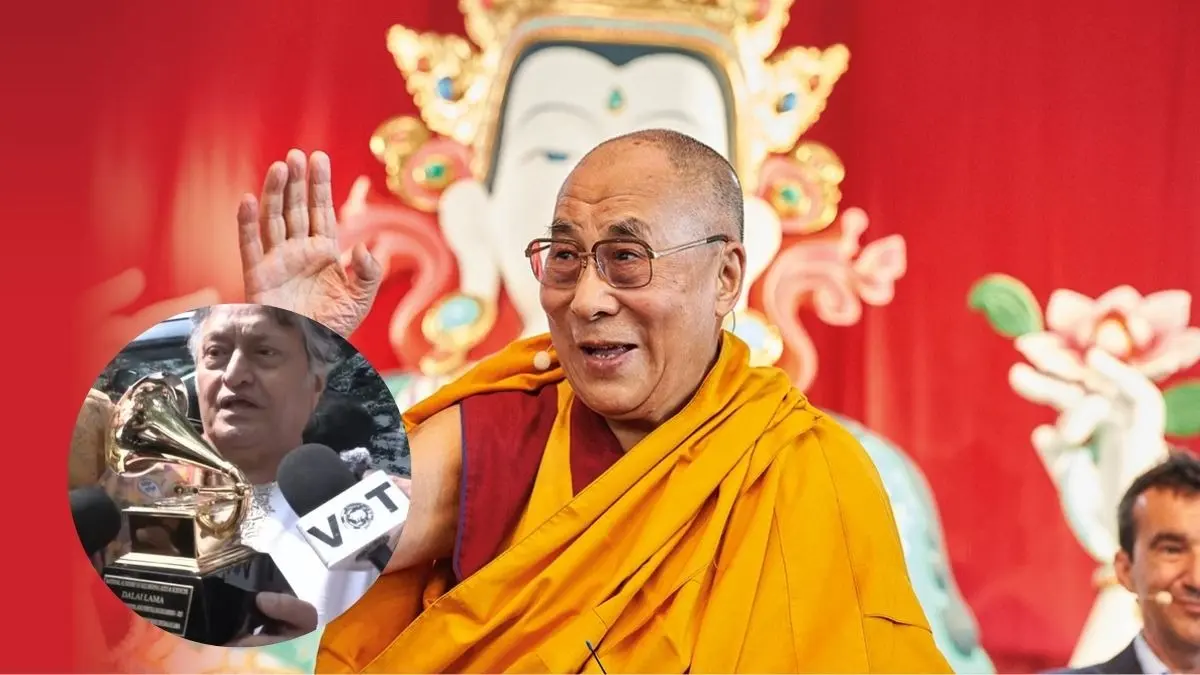 Dalai Lama Receives His Grammy Award For Audiobook Meditations At Dharamshala Residence Today Dalai Lama Receives His Grammy Award 2026