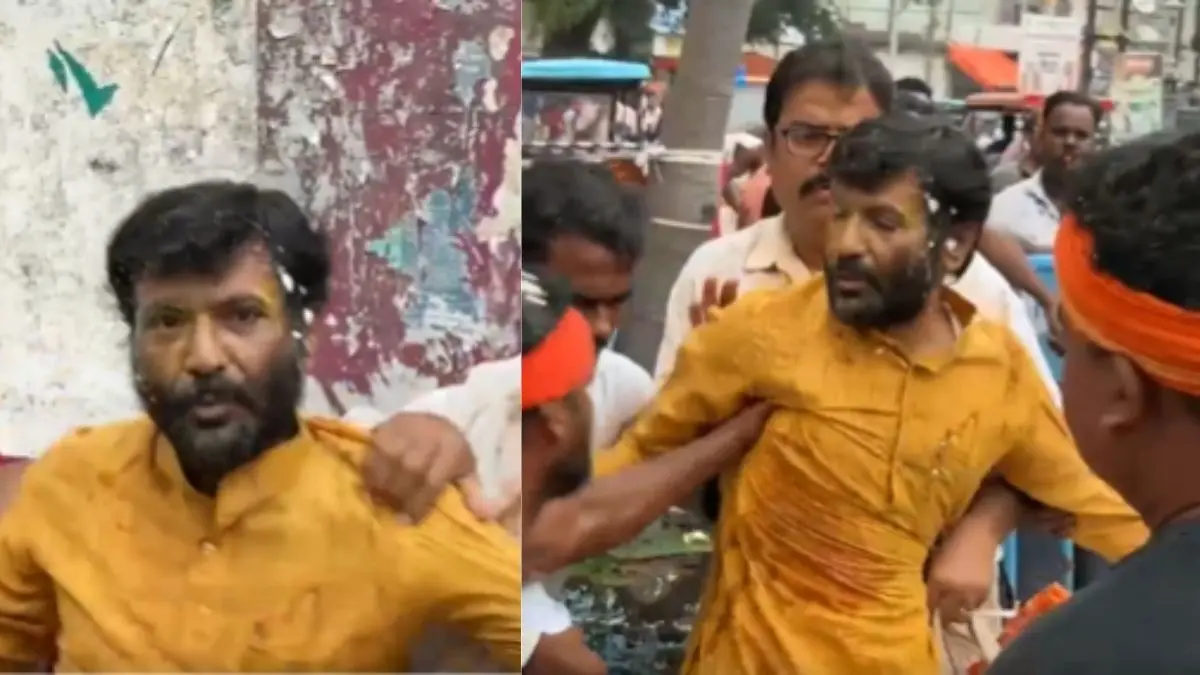 पूर्व TMC विधायक नीलाबाती साहा के पति बने निशाना, अचानक सामने आए लोगों ने अंडा फेंककर किया हमला, VIDEO Debashish Saha egg attack husband of former TMC MLA Nilabati Saha