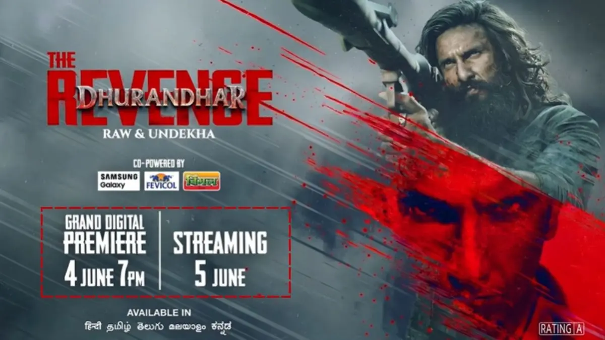 Dhurandhar The Revenge Raw And Undekha On OTT: JioHotstar Announces Exact Time Of Digital Premiere And Streaming, Know The Difference Dhurandhar 2 to premiere on OTT on June 4