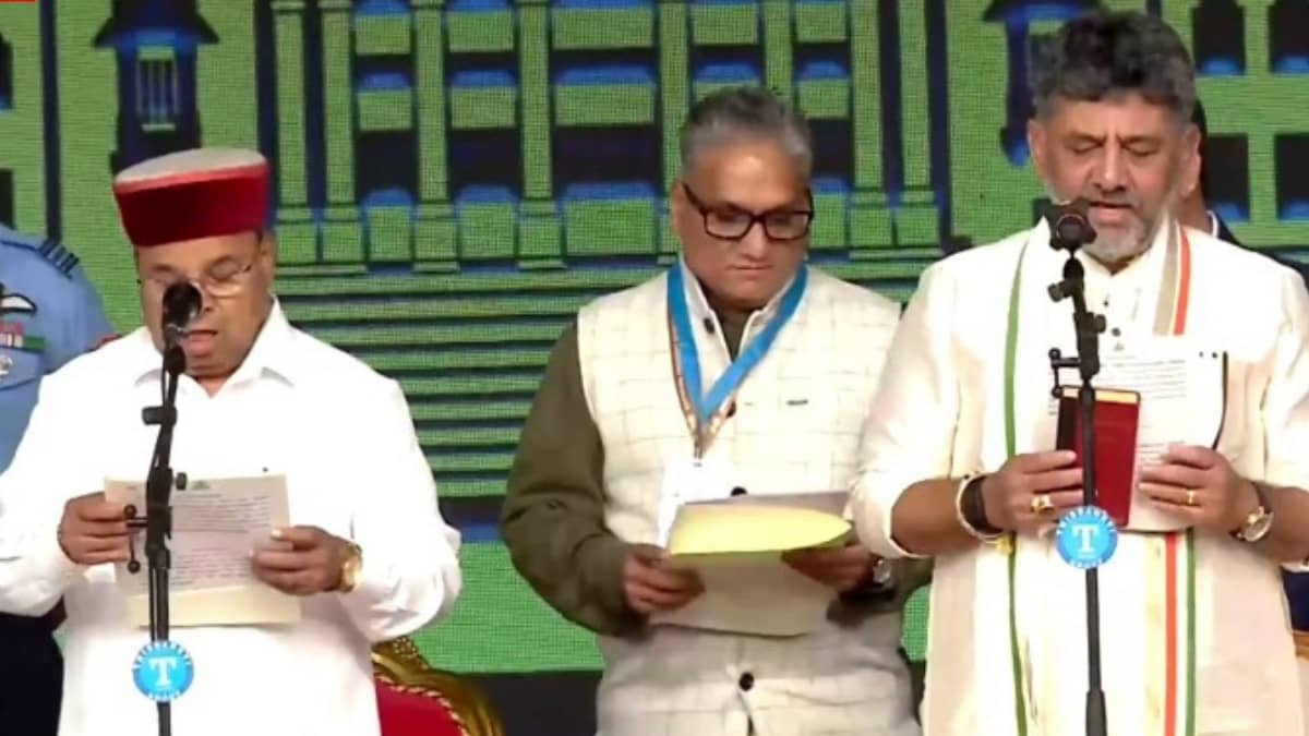 DK Shivakumar Sworn In as 34th Chief Minister of Karnataka