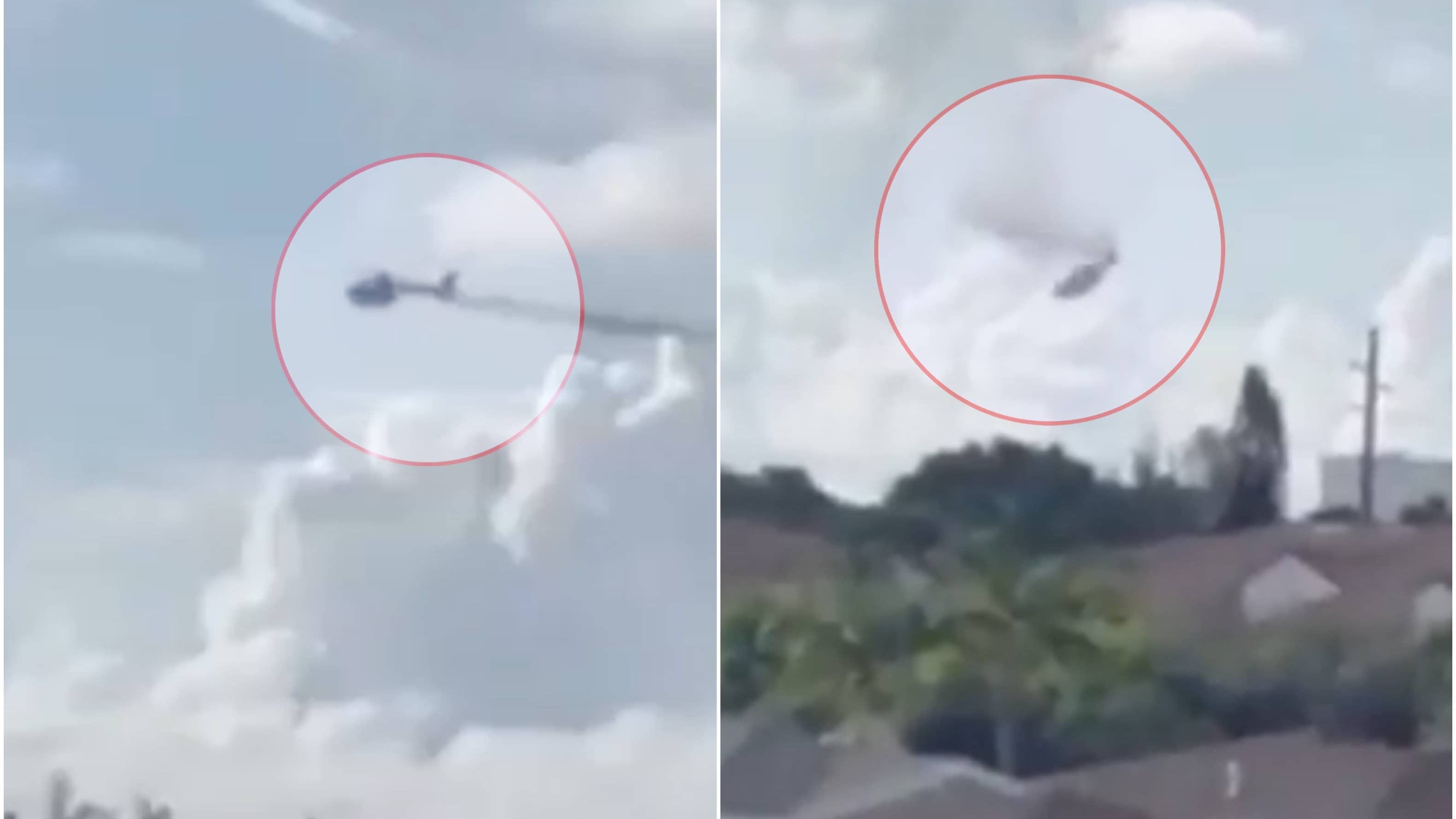 Dramatic Video Shows Exact Moment Aramco Helicopter Crashed, Killing 14 In Saudi Arabia | WATCH
