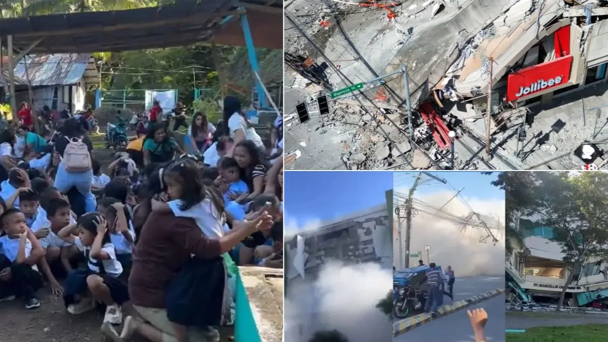 Philippines Earthquake Video: फिलीपींस में आए 7.8 तीव्रता के भूकंप में अबतक 32 मौतें, वीडियों में देखिए जब उठी सुनामी की लहरें तब कैसा था मंजर Earthquake In Philippines