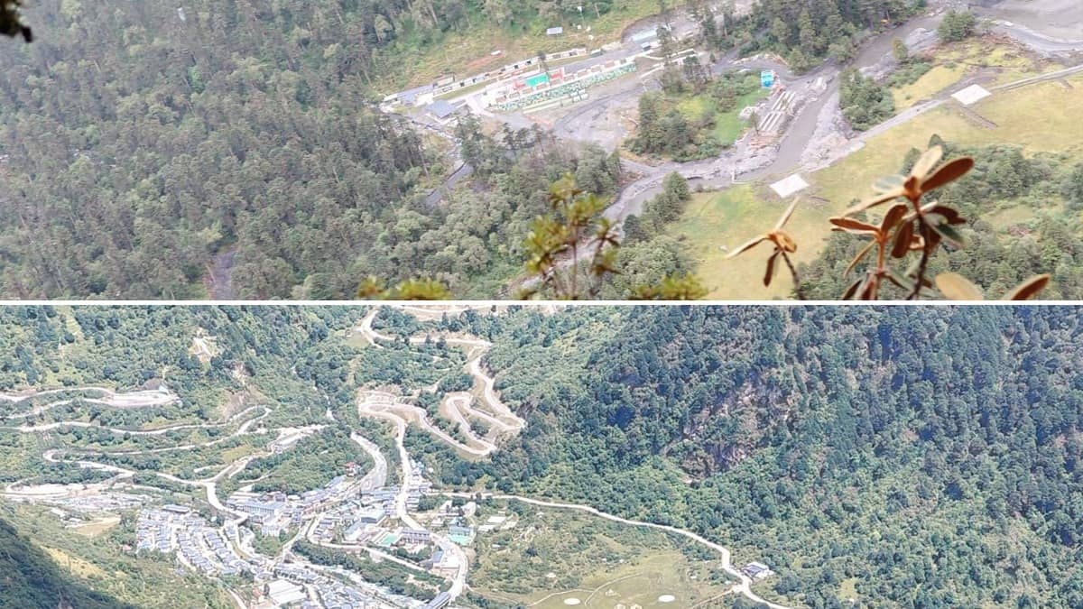 Exclusive Photos Reveal Recent Chinese Military and Civilian Construction in Arunachal Pradesh