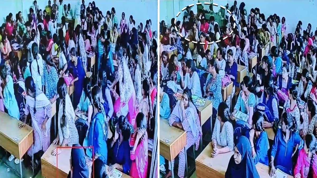 Five Girl Students Injured After Ceiling Plaster Collapses in Kalaburagi Government College