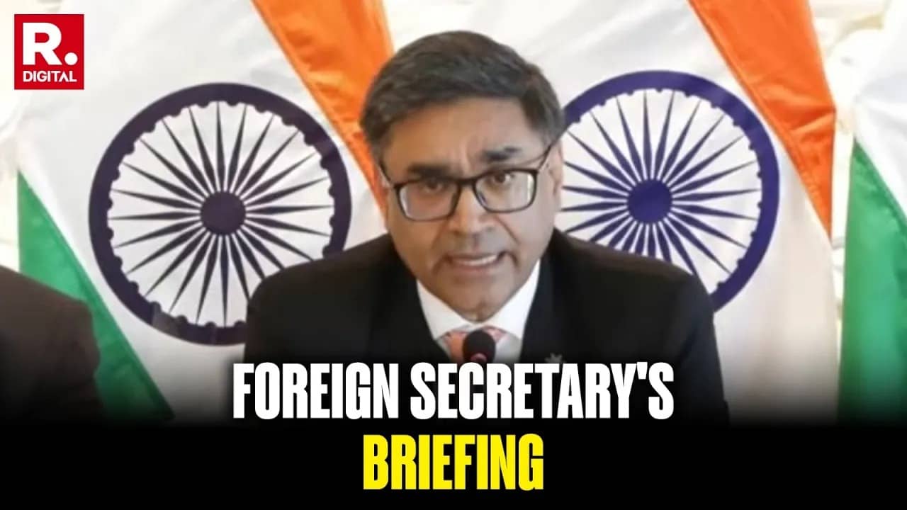  Foreign Secy Misri Briefing