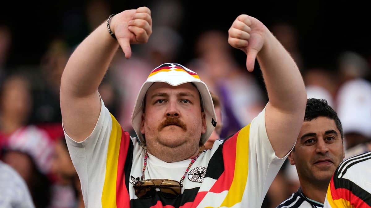 Germany fan react after World Cup loss