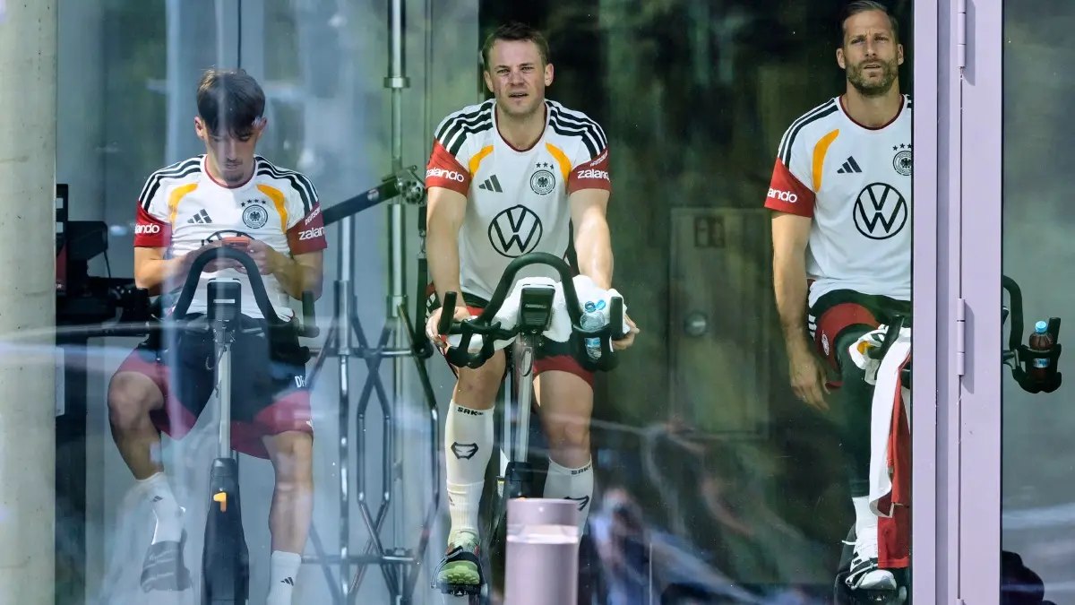 Germany Looking For FIFA World Cup Redemption After Successive Early Exits Germany footballers at a practice session