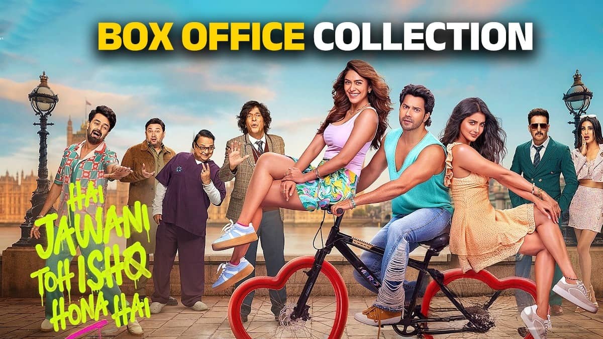 Hai Jawani Toh Ishq Hona Hai box office Collection day 1 starring varun Dhawan mrunal thakur pooja hegde 