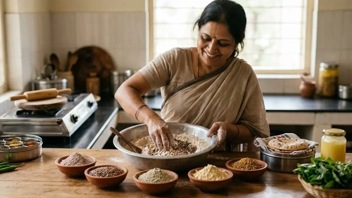 Health tips: आटा गूथते समय मिला दें ये 5 चीजें, रोटी बन जाएगी दवा, ब्लड शुगर और कोलेस्ट्रॉल समेत इन बीमारियों की होगी छुट्टी Health tips Mix these 5 things into your daily flour you wont need to visit a doctor