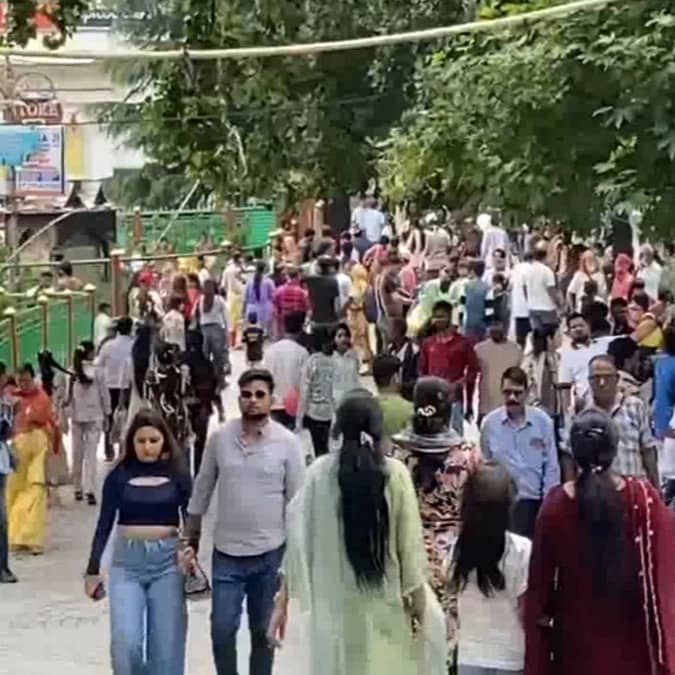 Heavy rush in Nainital