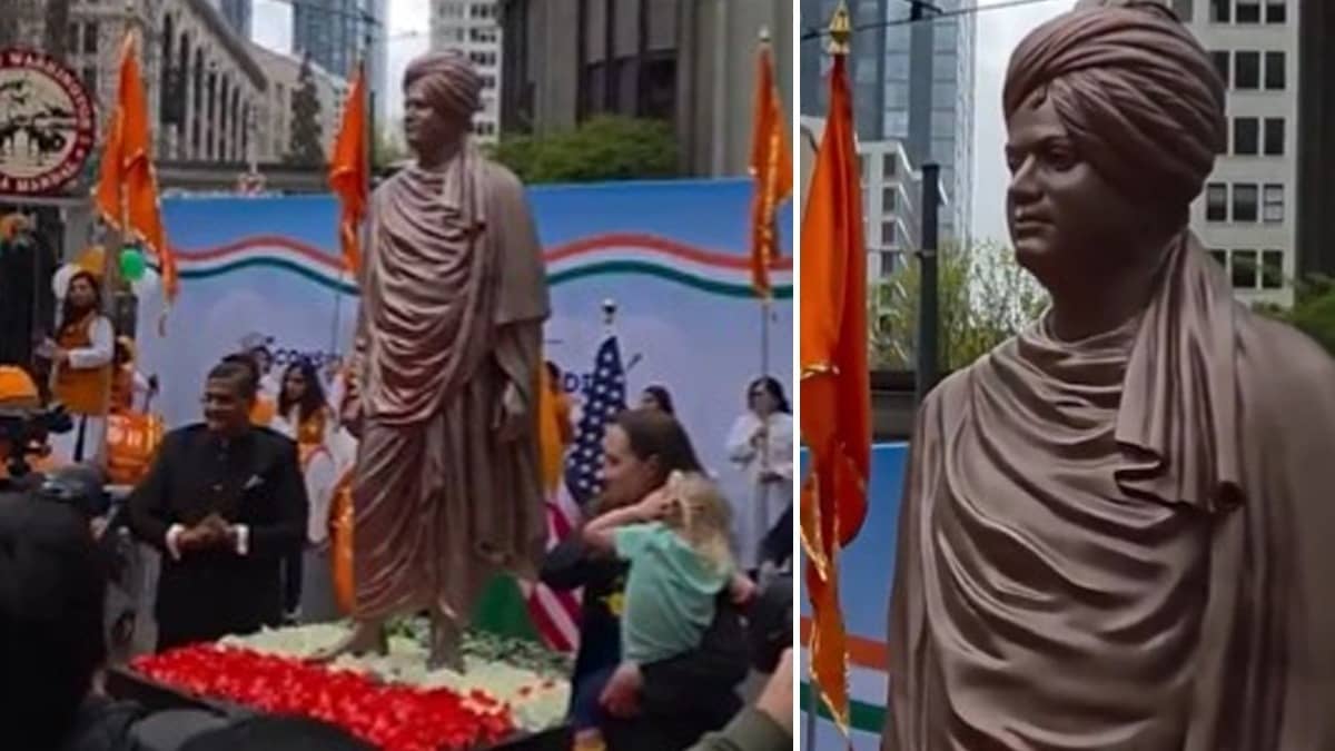 Historic First: Life-Size Statue of Swami Vivekananda Unveiled in the United States
