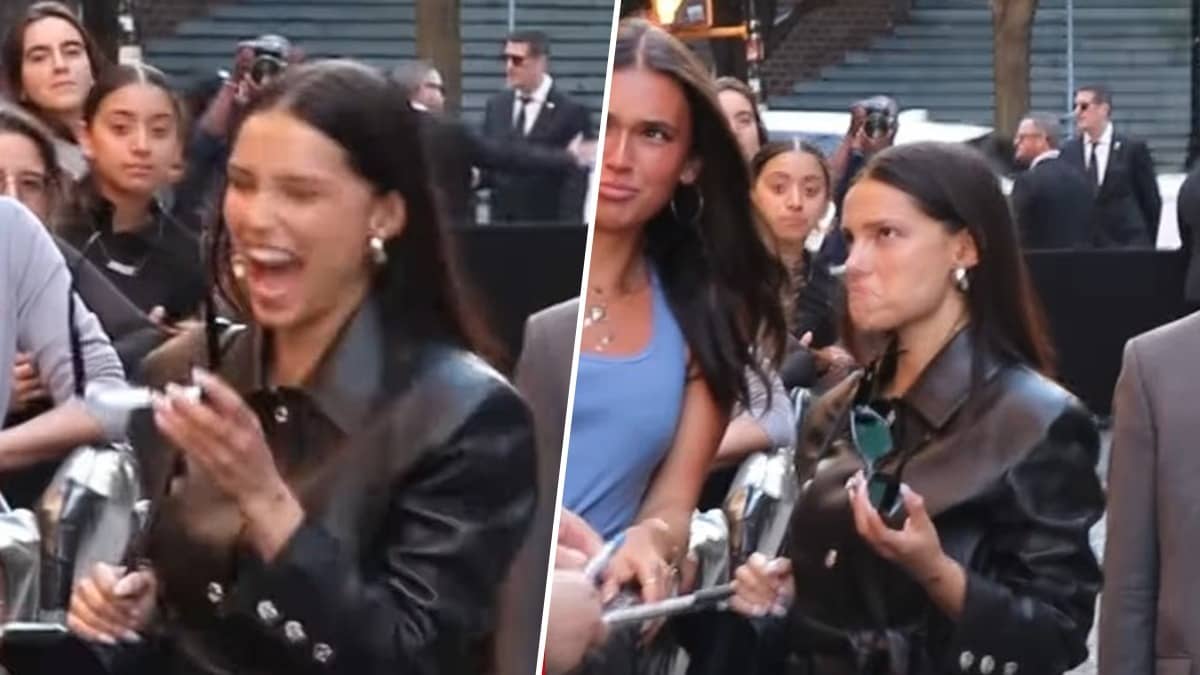 Inde Navarrette met fans, even giving them a glimpse of Freaky Nikki