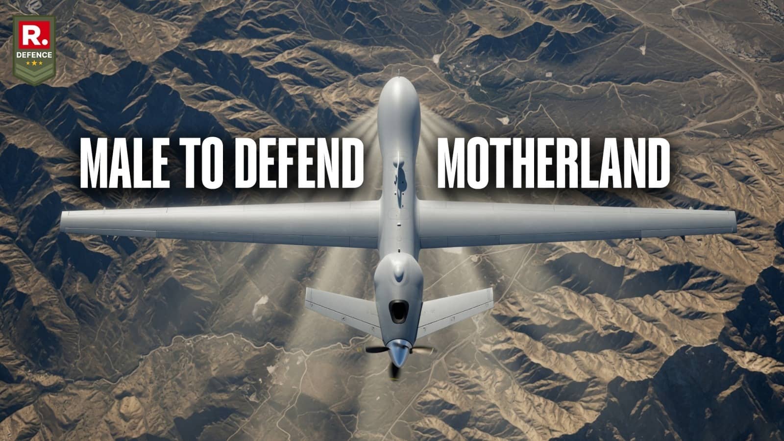 India MALE drone