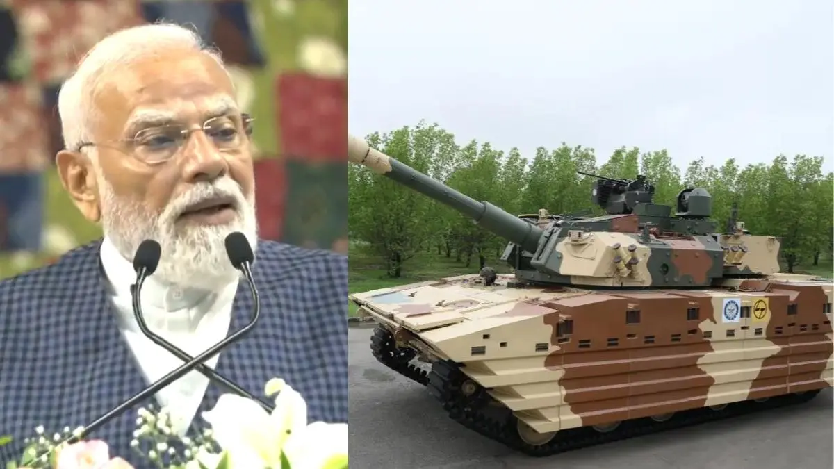 लेजर हथियार, जोरावर टैंक और सिंधु... भविष्य के युद्धक्षेत्र के लिए भारत पूरी तरह से तैयार, रक्षा शक्ति का प्रदर्शन देखकर क्या बोले PM मोदी? India's Zorawar Light Tank Rolls Out: New Mountain Weapon for Himalayas