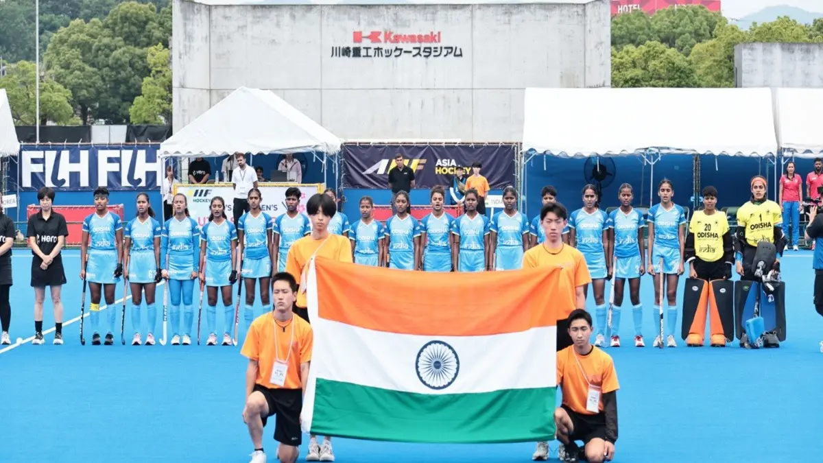 Indian Hockey Team Clinch Bronze Medal With Commanding Win Over Korea At Women's U18 Asia Cup 2026 India U18 Women’s Hockey Team