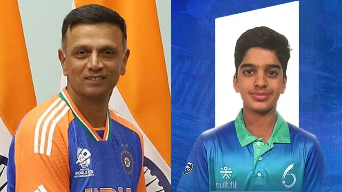 राहुल द्रविड़ के बेटे की टीम इंडिया में एंट्री, श्रीलंका के साथ U-19 सीरीज के लिए ये है पूरा स्क्वाड India U19 Squad rahul dravid son Anvay Dravid