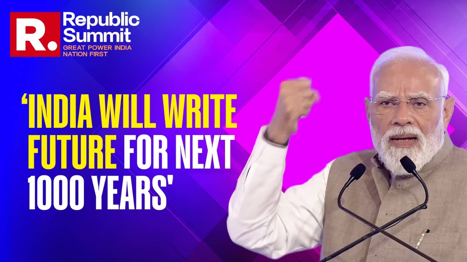 ‘India Will Write Future For Next 1000 Years’: PM Modi At Republic Summit 2026