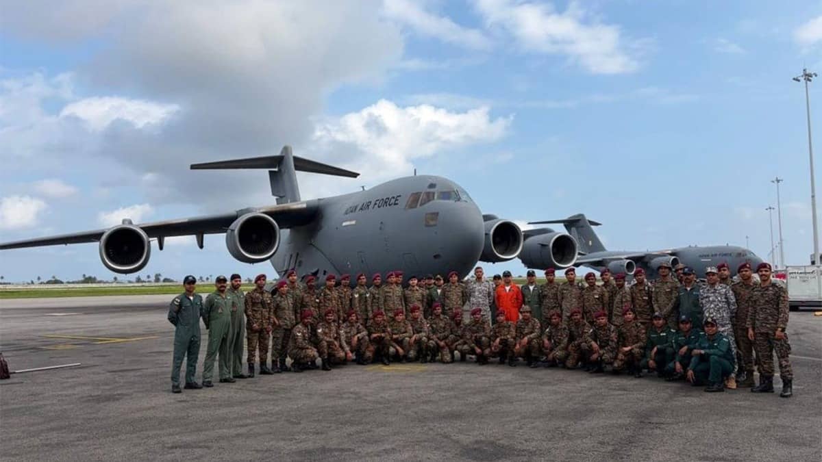 Indian Air Force C-17s Carry Relief Materials To Earthquake-Hit Venezuela via Abidjan Under Op Amistad