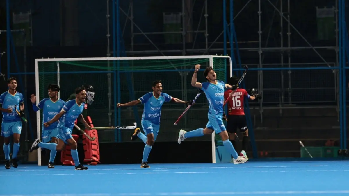Ashish Tani Purti's Hat-Trick Helps Team India To Clinch Gold Medal At Men's U18 Asia Cup 2026 Indian U-18 Men's Hockey Team