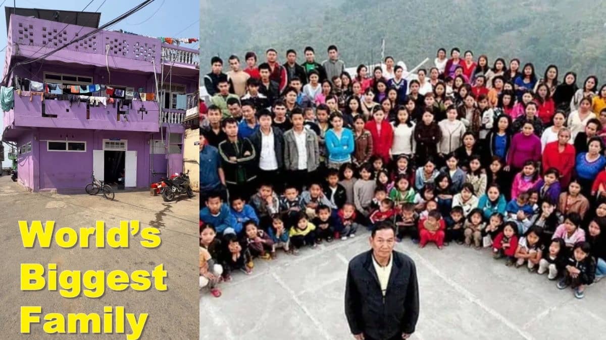 Inside the World's Largest Family: Nearly 200 People Live Together Under One Roof in Mizoram As Man Marries 39 Women