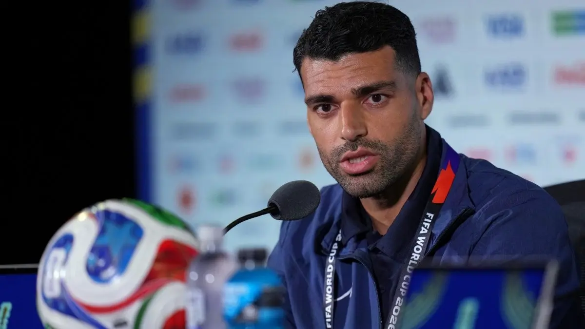 FIFA World Cup: Iran Gutted With US Officials After Captain Mehdi Taremi, Assistant Coach Held At Airport Ahead Of Egypt Clash Iran's Mehdi Taremi speaks at press conference