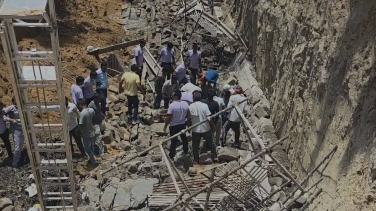 Jaipur Wall Collapse: 3 Feared Dead, 15 Labourers Trapped Under Debris After At Talamod