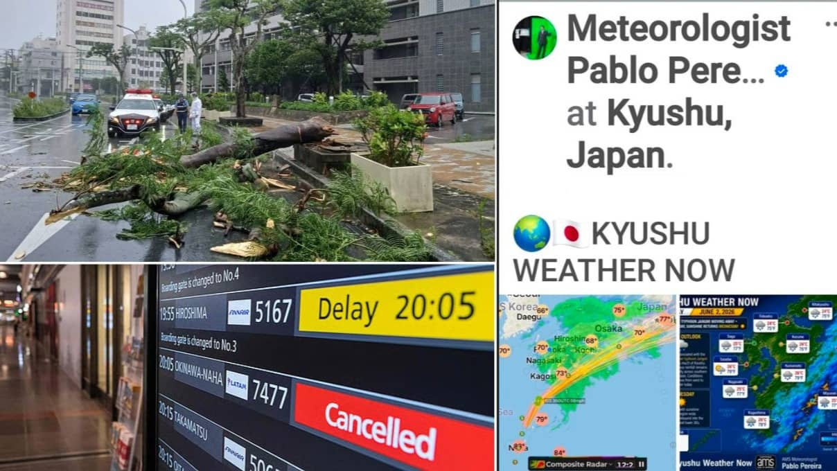 Typhoon Jangmi in Japan: पेड़ उखड़े, देश के कई हिस्सों में बिजली गुल... जापान में 'जांगमी' तूफान से भीषण तबाही, 300 से ज्यादा फ्लाइट कैंसिल