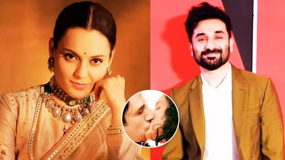 कंगना रनौत ने काटे थे एक्टर के होंठ? 'रिवॉल्वर रानी' के KISSING सीन पर वीर दास ने तोड़ी चुप्पी; 'क्वीन' ने भी यूं किया रिएक्ट Kangana Ranaut Vir Das