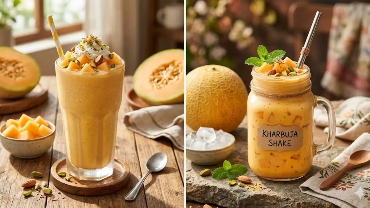 Kharbuja Shake Recipe: गर्मी में खरबूजा शेक पीकर हो जाएंगे तृप्त, 5 मिनट में बनाएं शेफ कुणाल स्पेशल शेक, ये है आसान रेसिपी Kharbuja Shake Recipe
