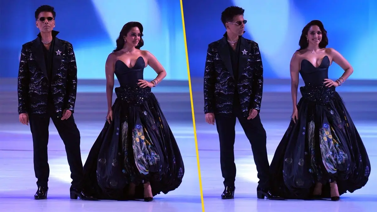 Kiara Advani Is Bewitching In Black As She Returns To Ramp Nearly A Year After Daughter Saraayah's Birth Kiara Advani and Karan Johar walked the ramp in Rahul Mishra outfits