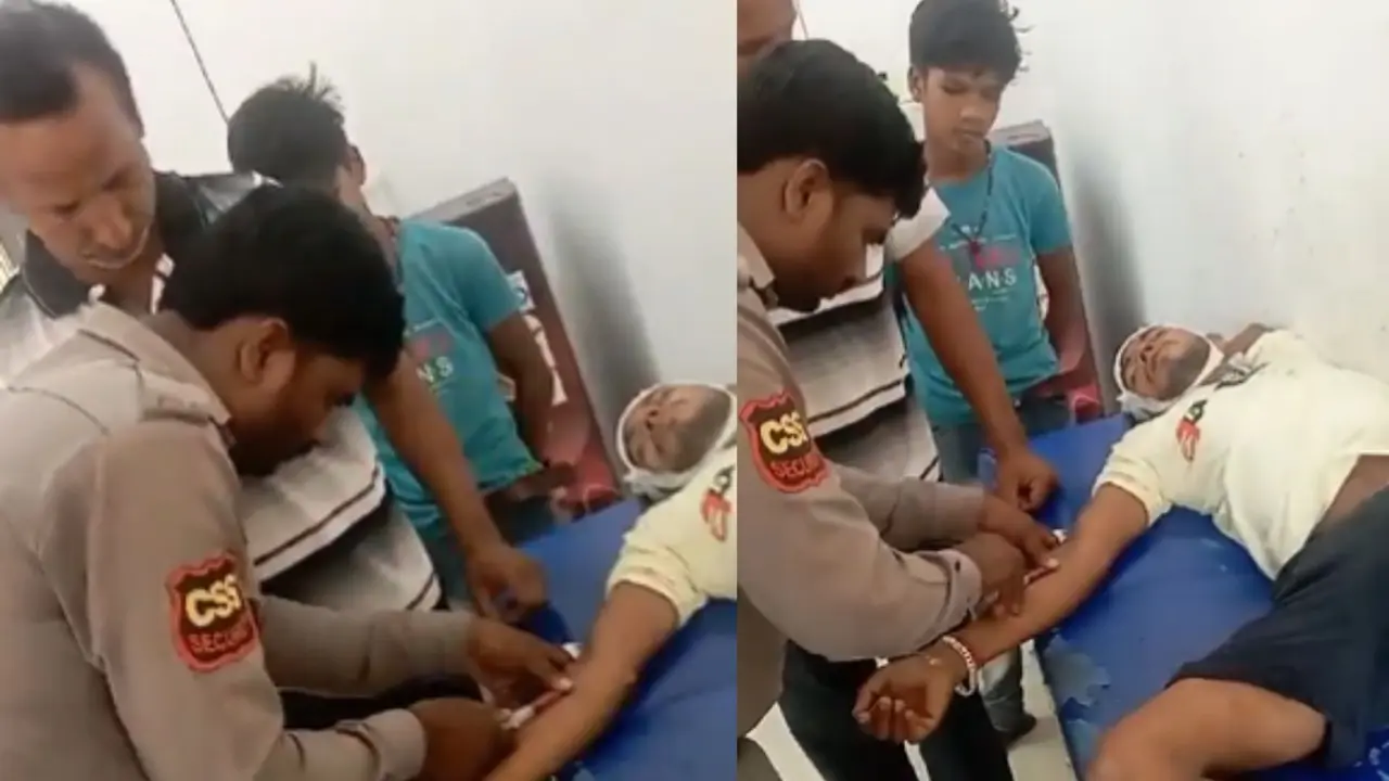 Bihar में गार्ड भरोसे चल रहे सरकारी अस्पताल? सुपौल के किसनपुर में गार्ड ने मरीज को लगाया इंजेक्शन, स्वास्थ्य व्यवस्था पर RJD ने उठाए सवाल Kisanpur Community Health Centre Video