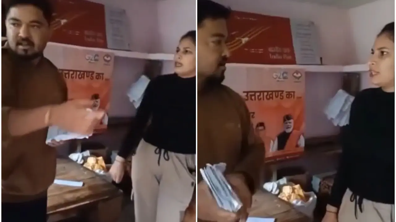 'Ladki Hu Mai, Fasa Dungi...': Female Post-Office Employee's Shocking Threat To Uttarakhand Villager Caught On Camera 'Ladki Hu Mai, Fasa Dungi...': Female Post-Office Employee's Shocking Threat To Uttarakhand Villager Caught On Camera