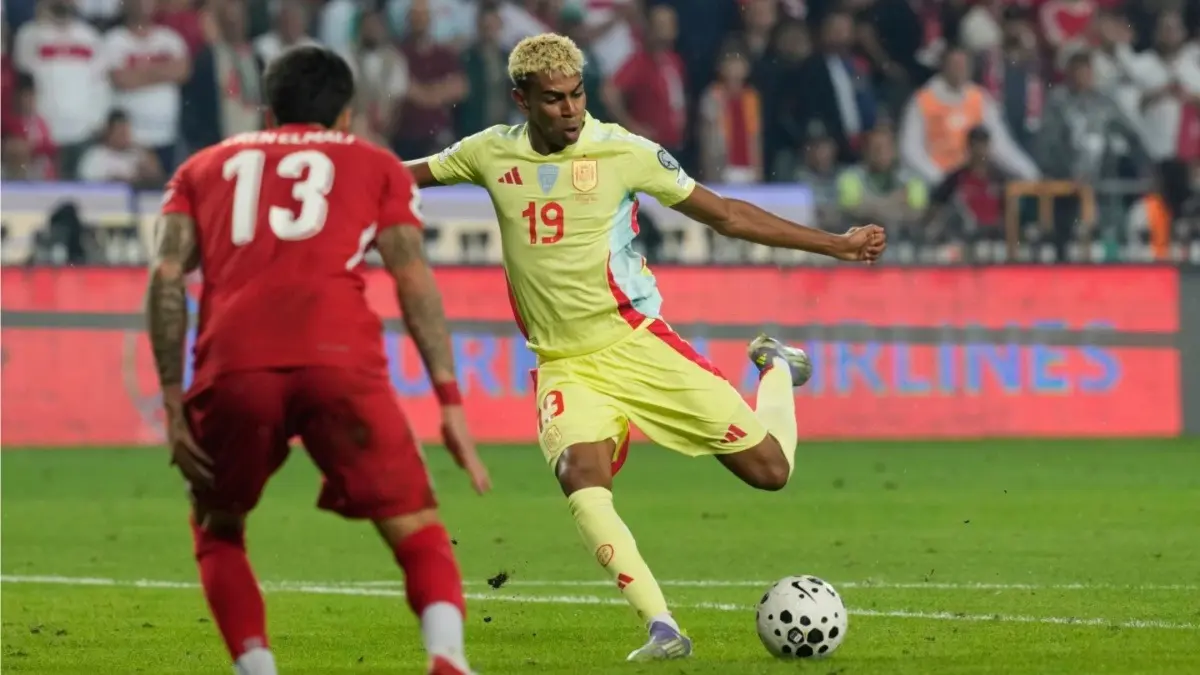Teenager Lamine Yamal Carries Responsibility Of Leading Spain At FIFA World Cup 2026 Lamine Yamal in action