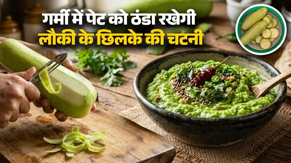 Lauki Ke Chilke Ki Chutney Recipe: बेकार समझकर न फेंके लौकी के छिलके, ऐसे बनाएं चटपटी चटनी; गर्मी में पेट को रखेगी ठंडा Lauki Ke Chilke Ki Chutney Recipe
