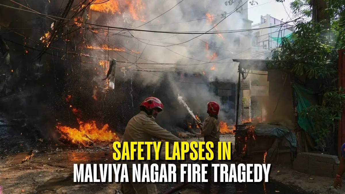 Licensed For 6, Running 25 Rooms, Only Exit Found Locked: Inside The Deadly Chain Of Lapses In Malviya Nagar Fire Tragedy Licensed For 6, Running 25 Rooms, Only Exit Found Locked: Inside The Deadly Chain Of Lapses In Malviya Nagar Fire Tragedy