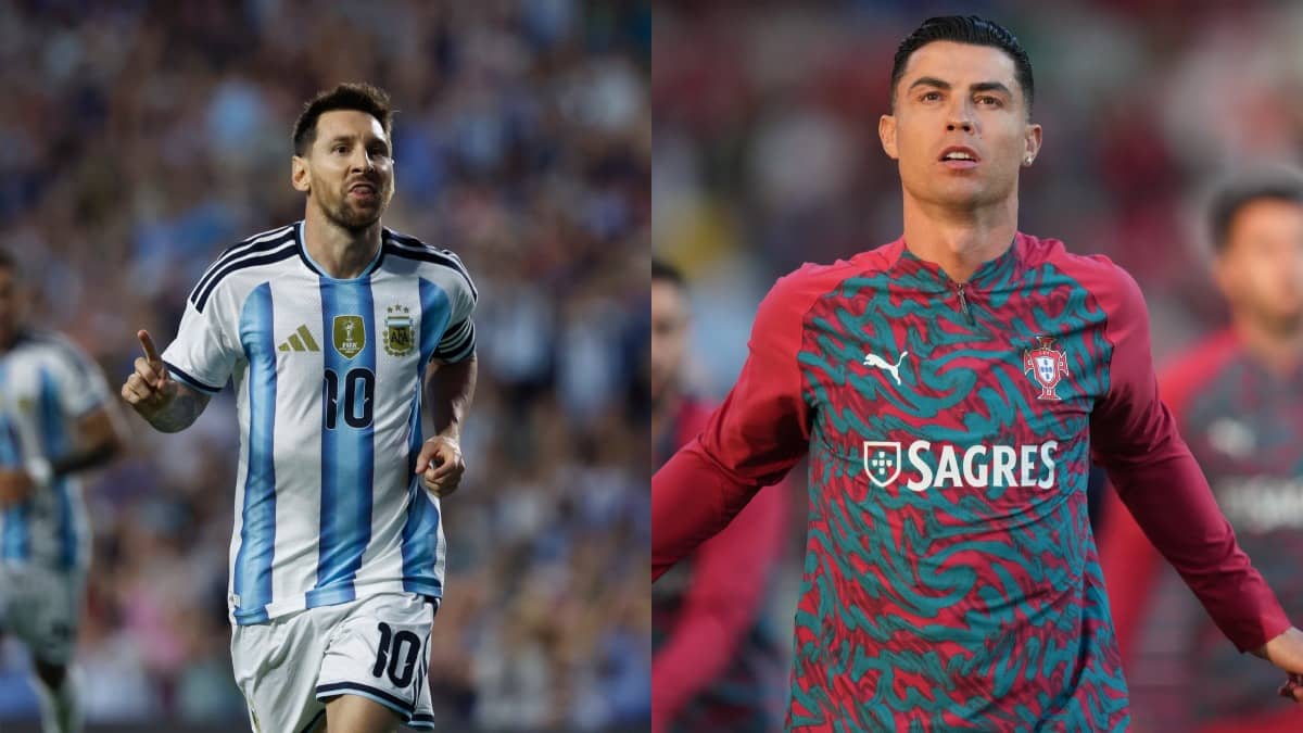 Lionel Messi and Cristiano Ronaldo