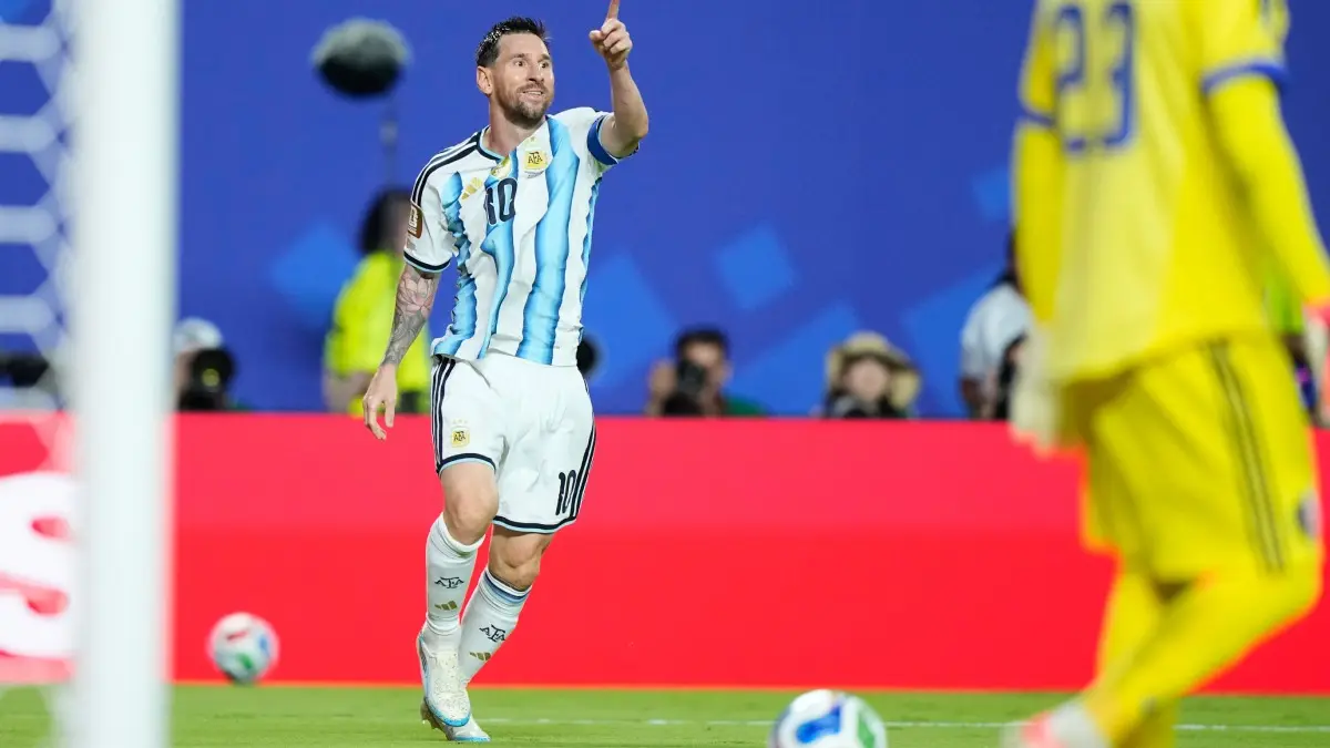'Lionel Messi Is A Madman': Erling Haaland Left Speechless By Argentina Legend's MasterClass vs Algeria In FIFA World Cup Lionel Messi celebrates after scoring his goal