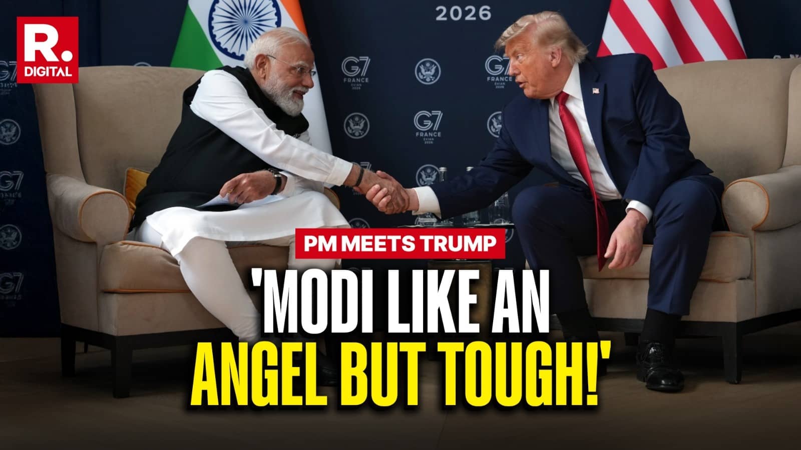 LIVE: 'He's Like An Angel, The Most Beautiful Man; But Very Tough Negotiator': Trump Heaps Praise On PM Modi During Bilateral Meet