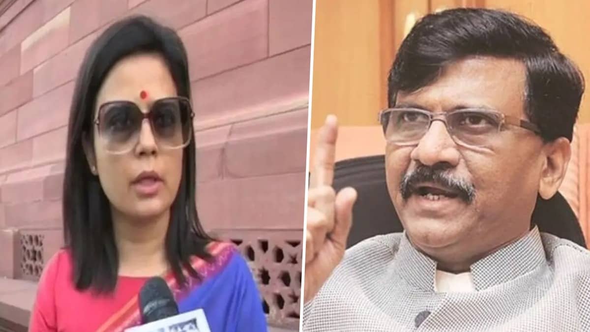 Mahua Moitra & Sanjay Raut