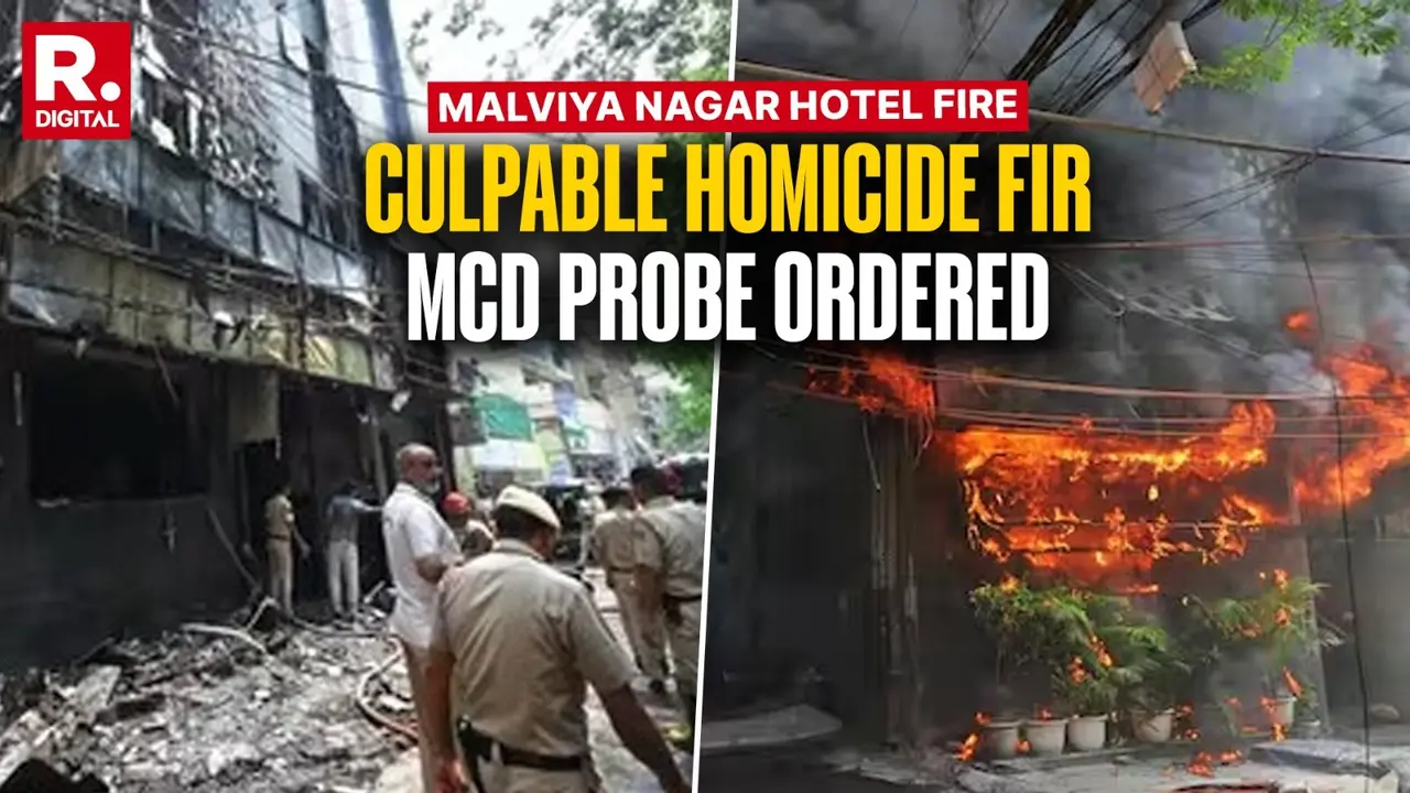 Delhi Police File Culpable Homicide Case in Malviya Nagar Fire, Raids Underway to Nab Absconding Owner Malviya Nagar Fire