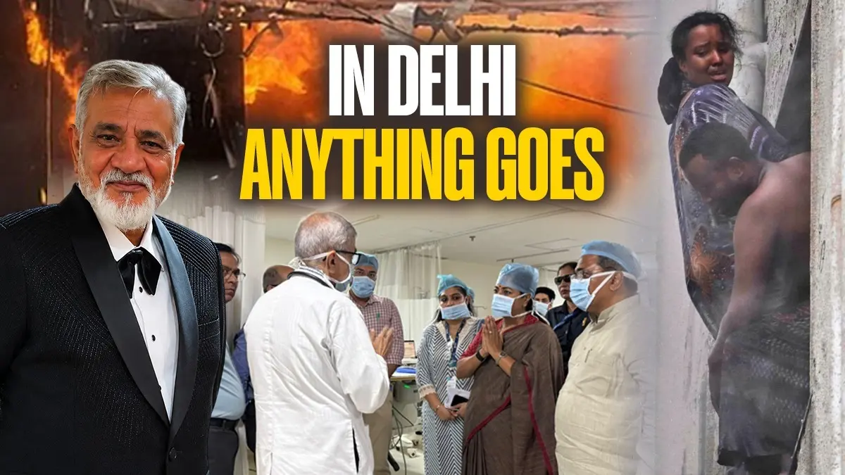 In Delhi, Anything Goes : Death Trap Hotel Owner Shrugs Off Responsiblity After Running 26-Room B&B on Tea Shop Permit Malviya Nagar Fire: 26-Room Hotel Caught Operating on Tea Shop Permit