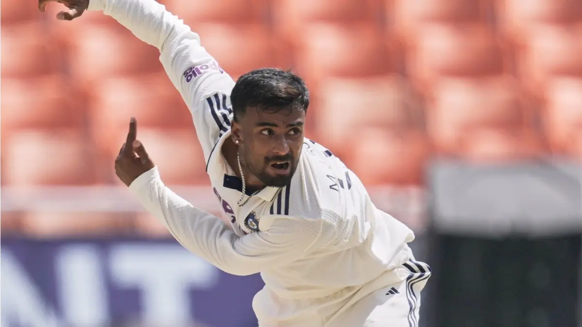 IND vs AFG: Manav Suthar Joins Elite Club With Six-Wicket Haul On Test Debut Against Afghanistan Manav Suthar in action